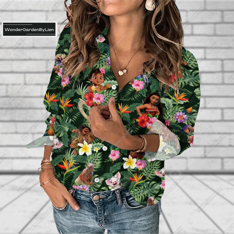 Moana Linen Shirt, Disney Moana Shirt, Moana Characters Shirts, Moana Linen Hawaiian Shirt, Moana Family Shirt, Moana Shirt, Mother Gif