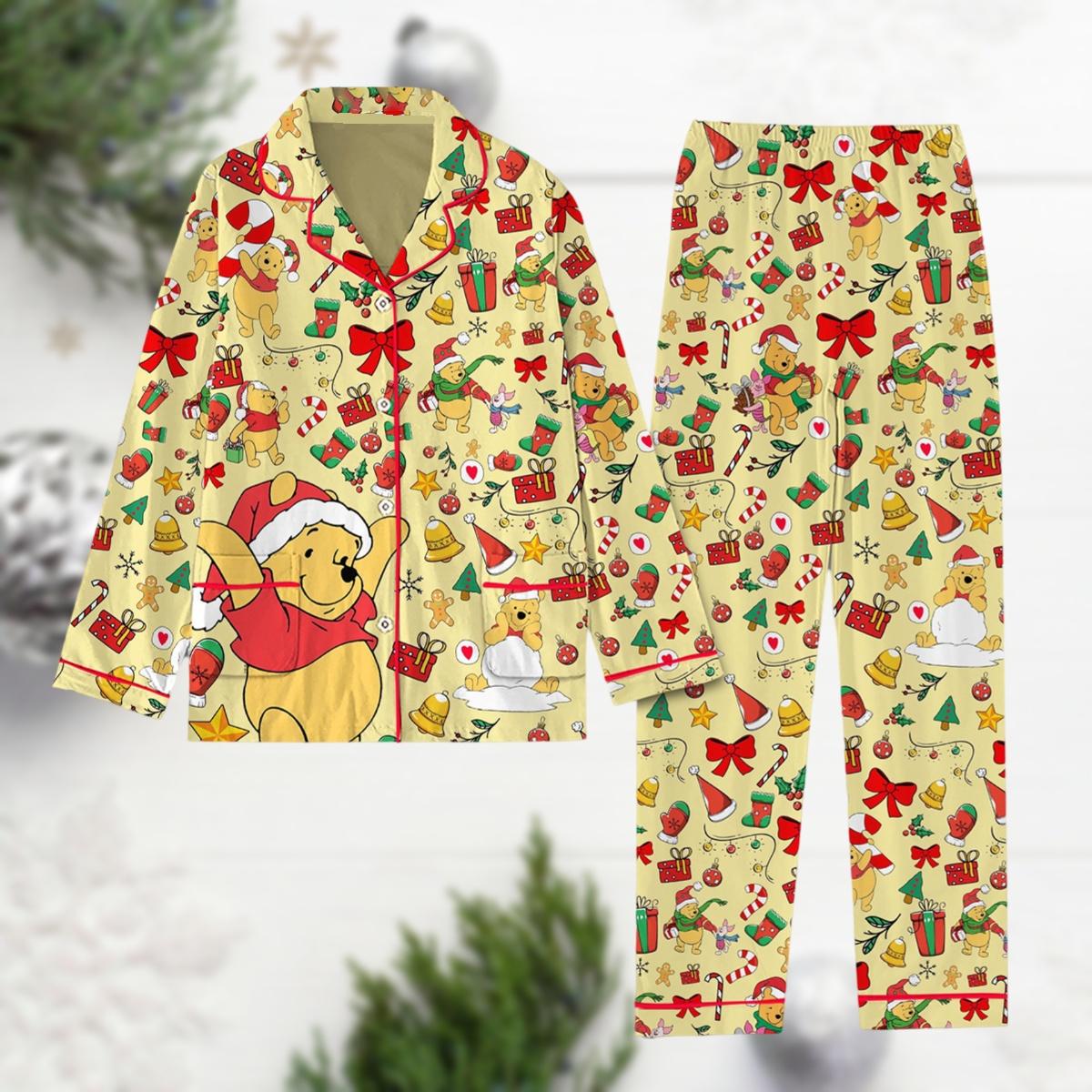 Winnie the Pooh Men Pajamas Etsy