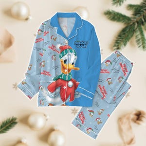 Disney Donald Duck Pajamas Set, Winnie The Pooh Movie Thick Pajamas, Disney Cartoon Pj Set Pants, Donald Duck Set Of Pajamas For Kids