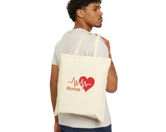 Herzschlag Nurse Tote Bag
