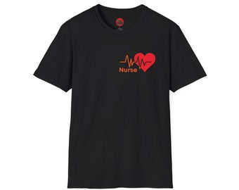 Herzschlag-Krankenschwester-T-Shirt