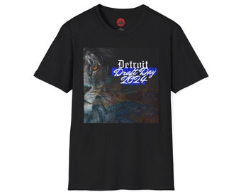 Detroit NFL Draft Day 2024 Löwen T-Shirt