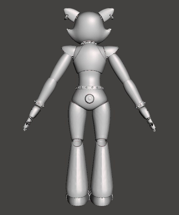 Roxanne Wolf Security Breach Wearable Full Body Furry STL Files 3D ...