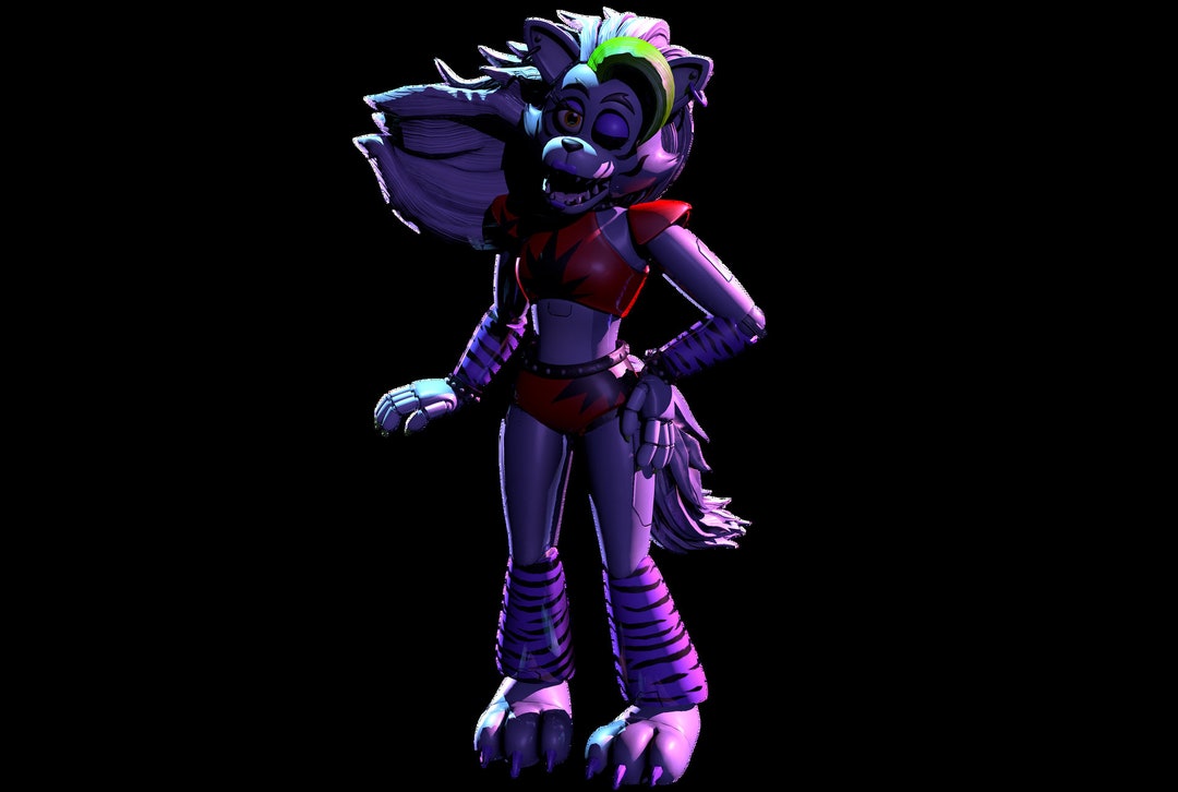 Roxanne Wolf Security Breach Wearable Full Body Furry STL Files 3D ...