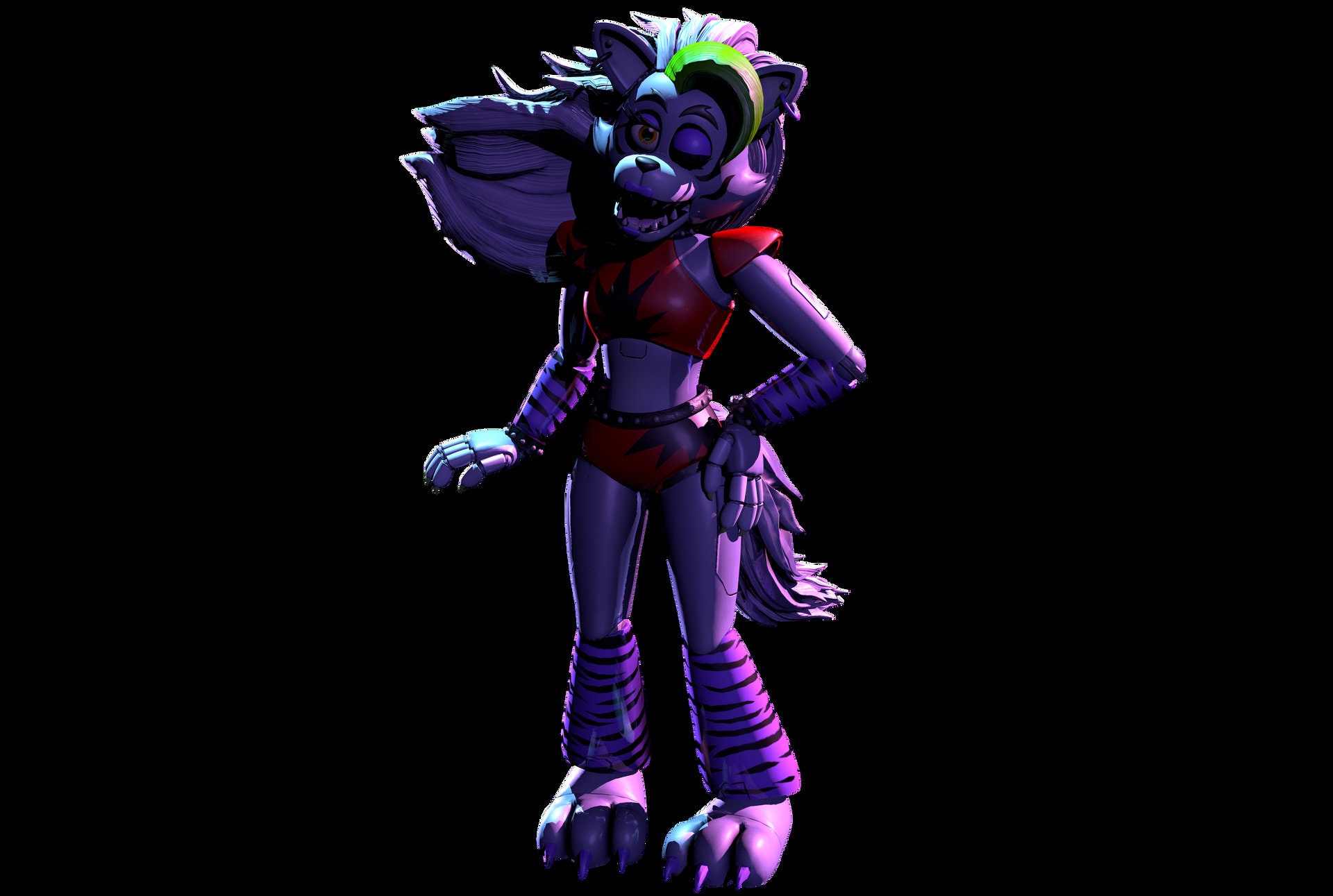 Roxanne Wolf Security Breach Wearable Full Body Furry STL Files 3D ...