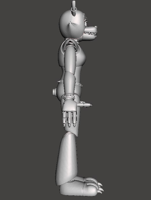 Roxanne Wolf Security Breach Wearable Full Body Furry STL Files 3D ...