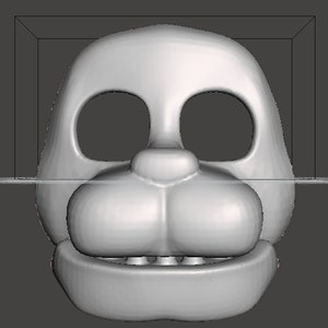 Bonnie's 3D Printable Mask (FNAF1)