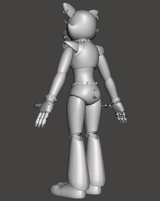 Roxanne Wolf Security Breach Wearable Full Body Furry STL Files 3D ...