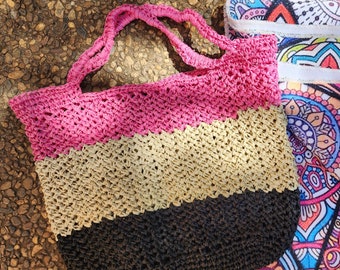 Raffia Tasche