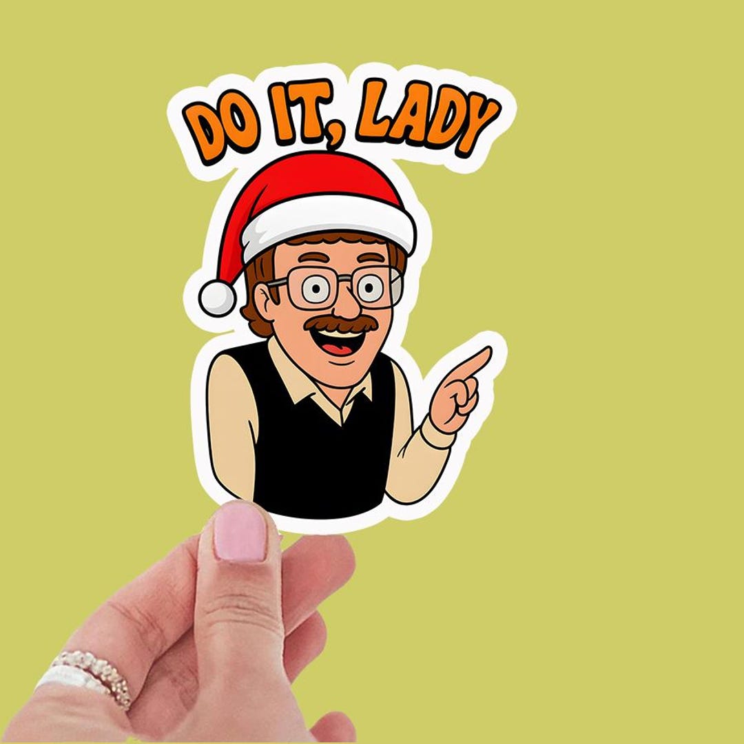 Chit Do It Lady Sticker, Viral Tiktok Quote Sticker, Funny Waterproof ...