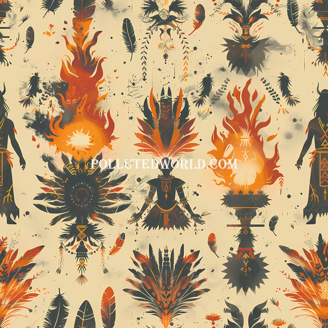 Orrisa Pattern Vector Orc Inspired Pattern 14 Seamless Pattern Digital Paper Image 300_dpi - Etsy