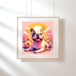 Sunset Bliss met Franse Bulldog