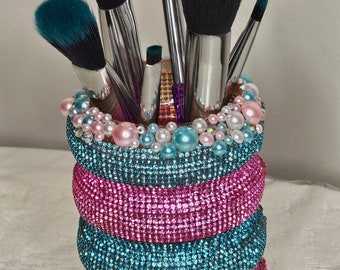 Handmade makeup brush holder bundle