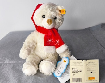 ★ シュタイフ 2001年 クリスマス ブーツ イン ベア ★白タグ世界限定品 ☆ シュタイフ 2001年 クリスマス ブーツ イン ベア ☆白タグ世界限定