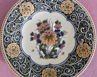 Royal Delft Blue Handpainted Miffy Plate (porceleyne Fles, With