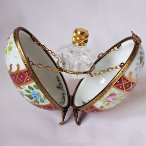 リモージュ 小物入れ ハート型 手描き小花 Limoges ーsoracoya