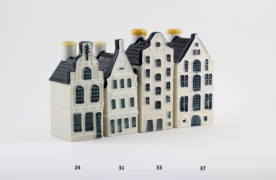 KLM BOLS デルフトブルーハウス 21番 25番 37番 89番 KLM miniature