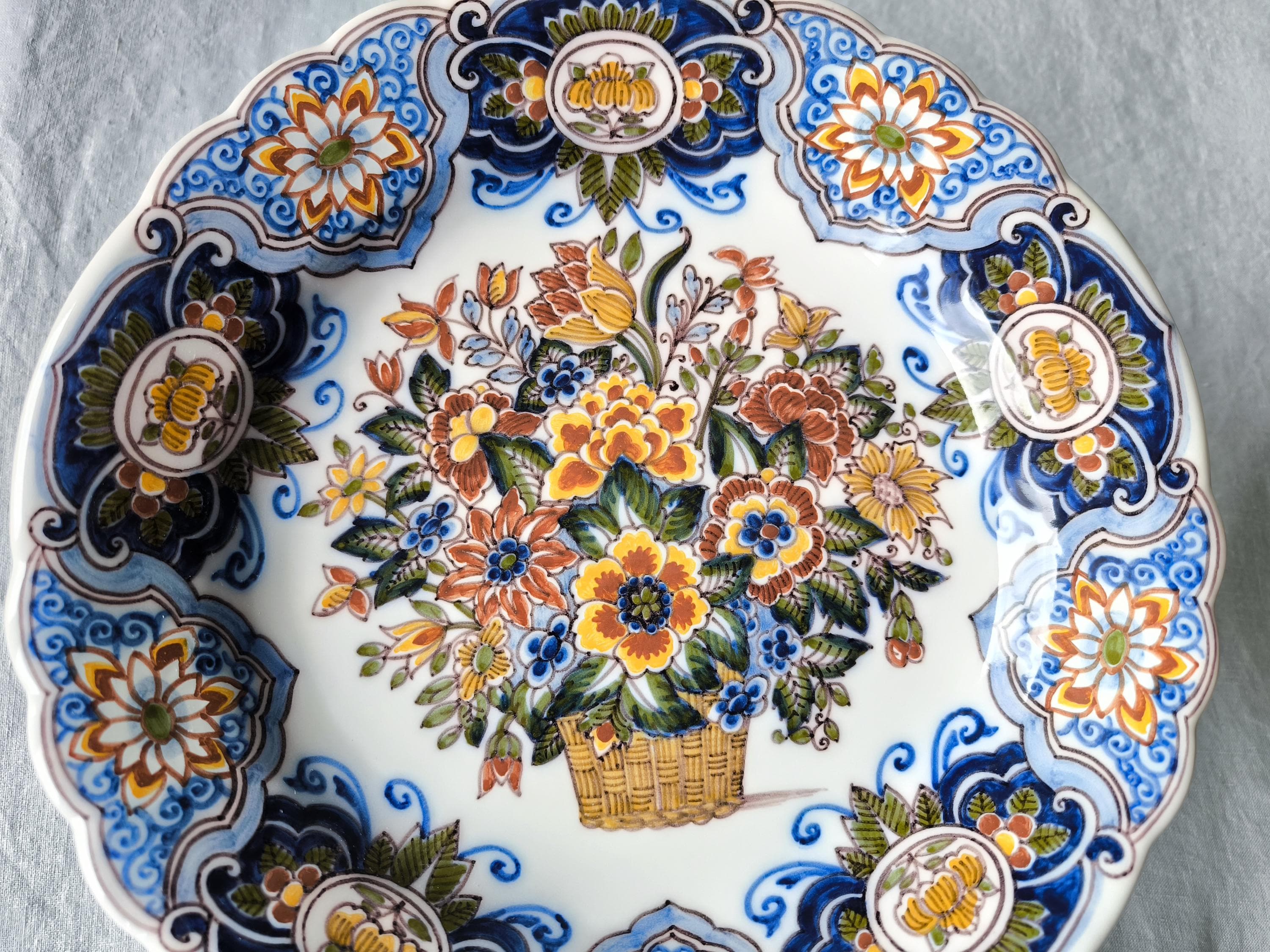 Makkum plate - Etsy Nederland