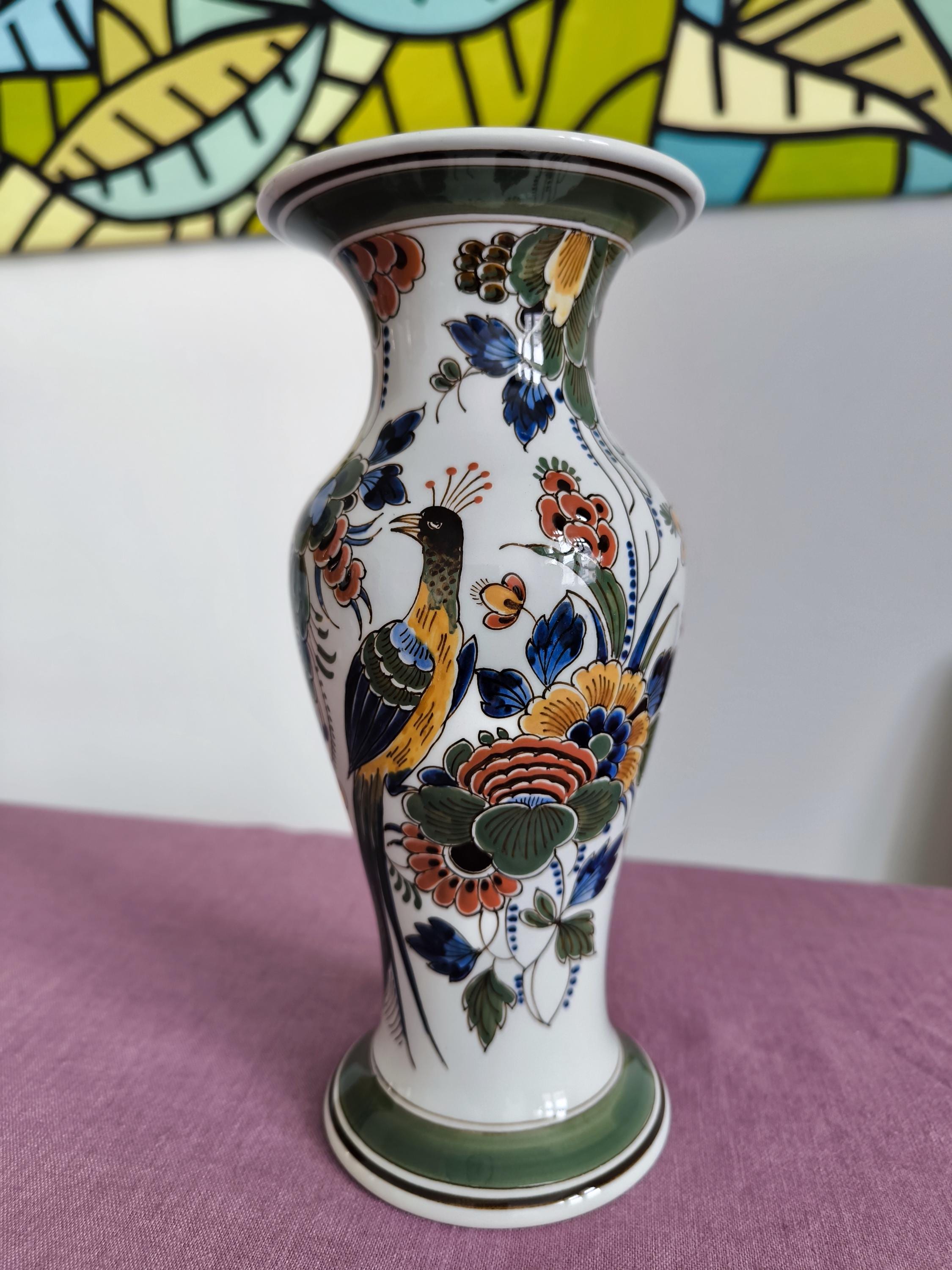Delft polychrome ポット Dutch Delft Polychrome Jar 18th Century Hand Painted at De
