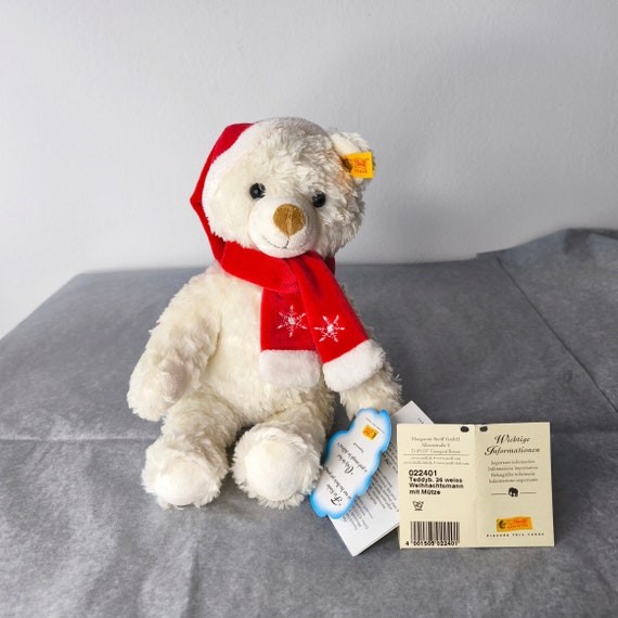 Steiff Teddy Bear Santa 022401: Collectible KERST TEDDYBEAR 26 Cm