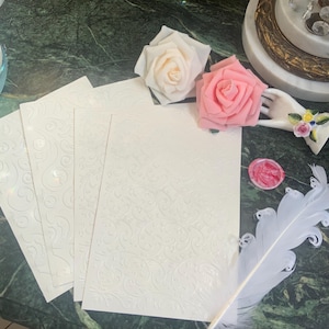 Papier cartonné brillant 3D en relief, journal indésirable, album de papeterie, scrapbooking, éphémères faits à la main, lot de 12