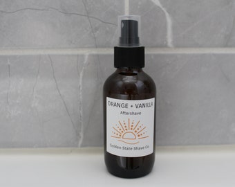 Orange + Vanilla Aftershave