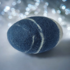 Felted Wool Stone Pillow: Natural Hypoallergenic Ottoman