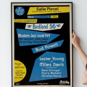 Three Retro Vintage 50s Jazz Posters PRINTABLE DOWNLOAD
