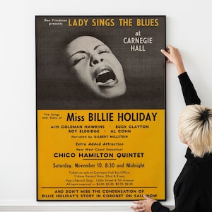 Retro Jazz Music Poster – Vintage Concert Artwork for Classic Jazz & Music Collectors