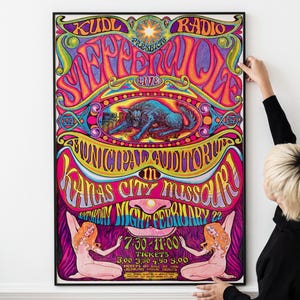 Retro 60s Rock Festival Poster – Vintage Music Wall Art, Classic Memorabilia for Rock and Metal Fans PRINTABLE DOWNLOAD
