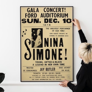 3 Retro Jazz Concert Posters PRINTABLE DOWNLOAD