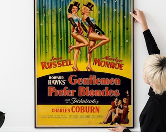 1940年代のポスター ハリウッドポスター、レトロ映画ポスター、古い