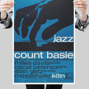 Set of 4 Vintage Jazz Posters – Retro Concert Wall Art, Classic Bebop Music Prints, Collectible 1950s 1960s Jazz Decor PRINTABLE DOWNLOAD