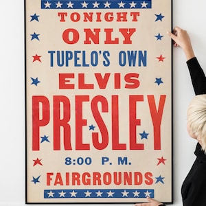 50s Retro Rock ‘n’ Roll Concert Poster – Classic 50s Music Memorabilia for Fans and Collectors, Vintage Wall Art PRINTABLE DOWNLOAD