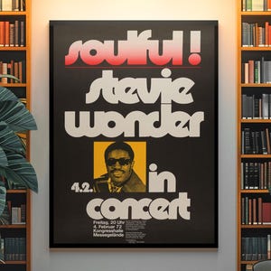 Retro R&B Poster – Classic Funk Soul Rhythm Blues Music Collectible Print PRINTABLE DOWNLOAD