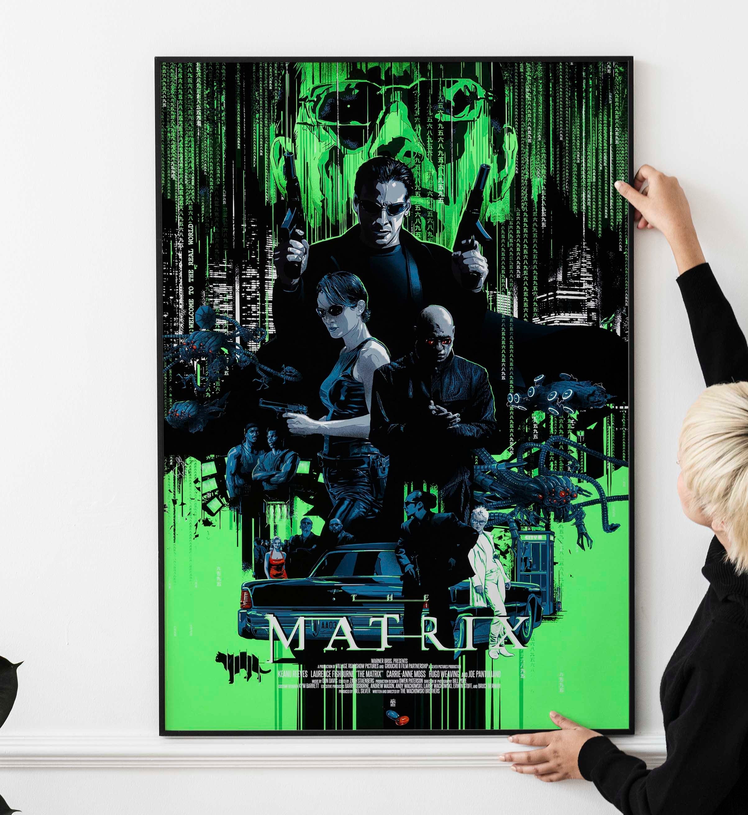 Matrix neo poster - Etsy 日本