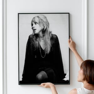 Póster boho retro de los años 70, impresión artística de rock: recuerdos de folk rock, vibraciones de rock místico vintage, póster de concierto psicodélico, arte de pared