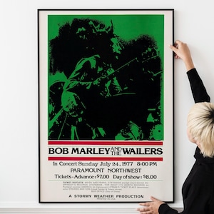 4 carteles de música reggae vintage: impresión clásica del festival jamaicano de los años 80, arte rasta retro, decoración de pared coleccionable de reggae, DESCARGA IMPRIMIBLE
