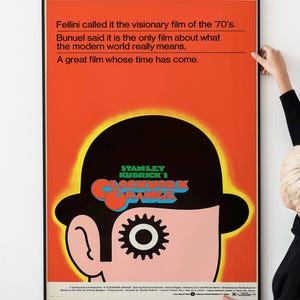 Póster retro de los años 60 y 70, arte vintage de Hollywood, póster de película, coleccionable de película clásica, arte mural de película IMPRIMIBLE DESCARGAR