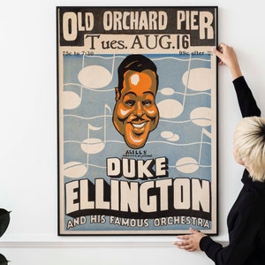 Iconic Vintage Jazz Club Concert Poster – Retro Jazz Music Art, Classic Concert Collectible