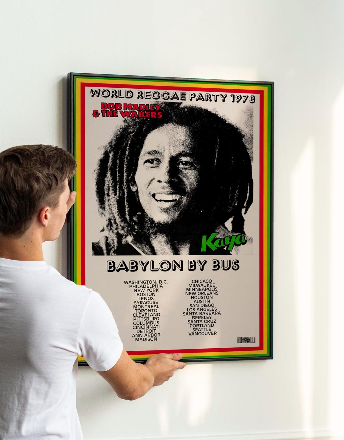 Vintage Retro 70s Reggae Poster – Jamaican Music Art Print, Vintage ...