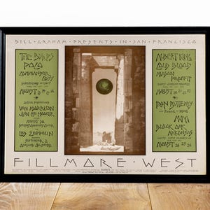 Póster de rock vintage de los años 60 y 70: arte retro de festivales, recuerdos de música clásica, arte psicodélico, decoración psicodélica vintage, pósteres retro