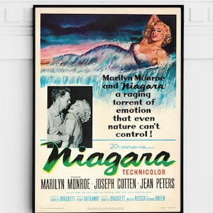 Vintage 1950s Movie Poster – Classic Noir Cinema & Suspense Film Collectible