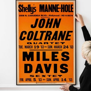 4 Classic Jazz Posters Retro Jazz Concert Posters – Classic 50s and 60s Music Wall Art, Vintage Jazz  PRINTABLE DOWNLOAD