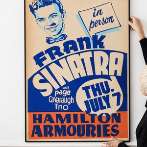 Classic Jazz Wall Art – 50s Vintage Swing Era Poster, Big Band Music Memorabilia, Retro Crooner Décor  PRINTABLE DOWNLOAD