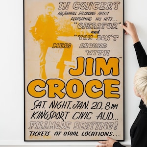 Póster de folk rock clásico de los años 70: arte musical vintage para espacios retro y rústicos Póster de arte mural de conciertos de folk DESCARGA IMPRIMIBLE