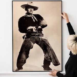 3x Classic Classic Western Movie Poster – Retro Cowboy Wall Art, Vintage Wild West Decor, Iconic 50s Film Poster PRINTABLE DOWNLOAD