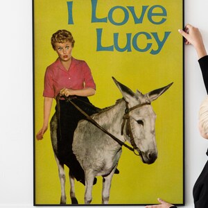 2x Amo a Lucy Lucille Ball Pósteres 12x18 TV Vintage, Comedia Clásica,