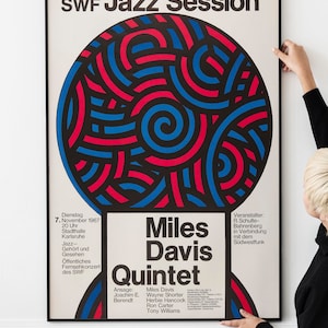 3 carteles icónicos de jazz de los 60 (descarga imprimible)