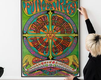 アート・デザイン・音楽 Off The Wall PSYCHEDELIC ROCK POSTERS il_340x270.6523332769_ssll.jpg